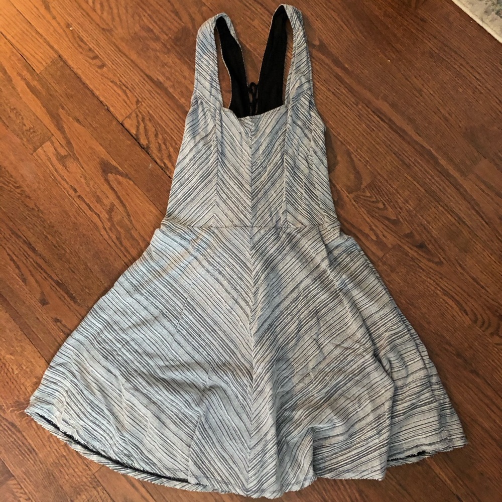 Free people black and white dress
